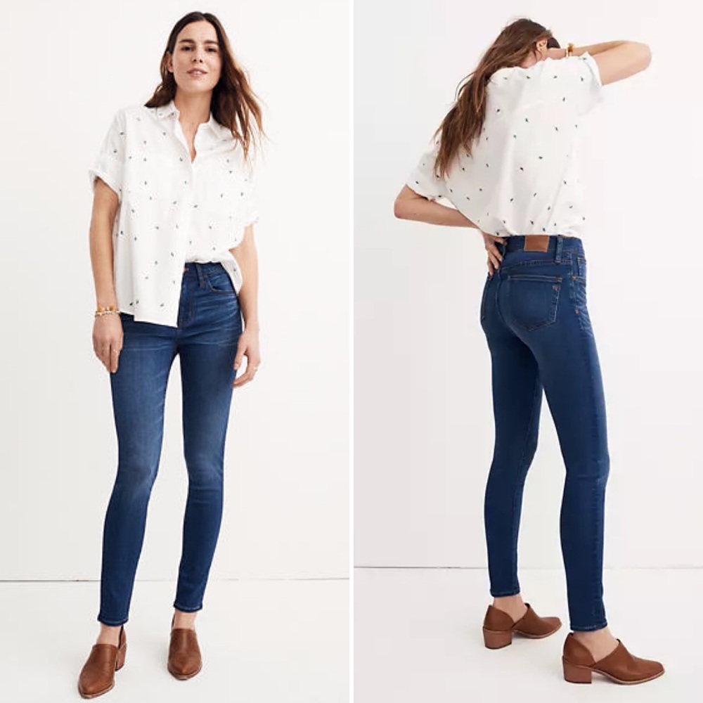 madewell | roadtripper jeans orson wash skinny ankle length 25